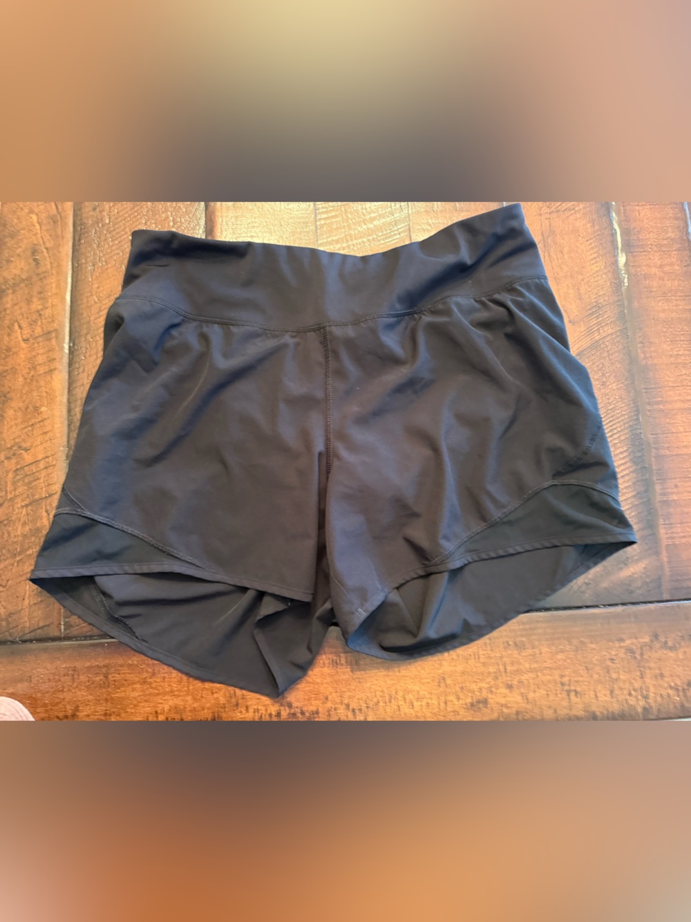 Black Athletic Running Shorts